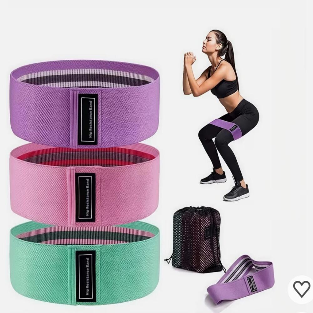 Set of 3 exercise bands